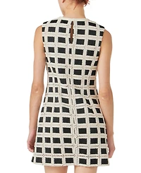 English Factory Women's Crochet Sleeveless Mini Dress