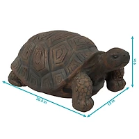 Indoor/Outdoor Lifelike Large Tanya the Tortoise Patio Garden Yard Entryway Decorative Statue - 20"