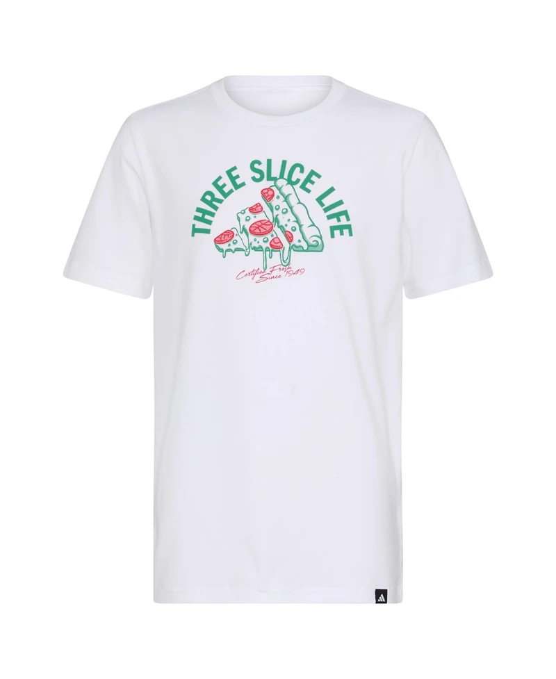 adidas Big Boys Short-Sleeve Three Slice Life Graphic Cotton T-Shirt