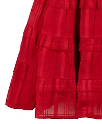 Rare Editions Toddler and Little Girls Shadow Strip Dress