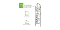 Outdoor Iron Garden Trellis for Climbing Plants and Garden Support