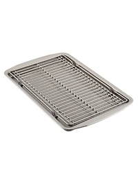 Circulon Bakeware 11" x 17" Baking Sheet Pan & Expandable Cooling Rack 3-Pc. Set