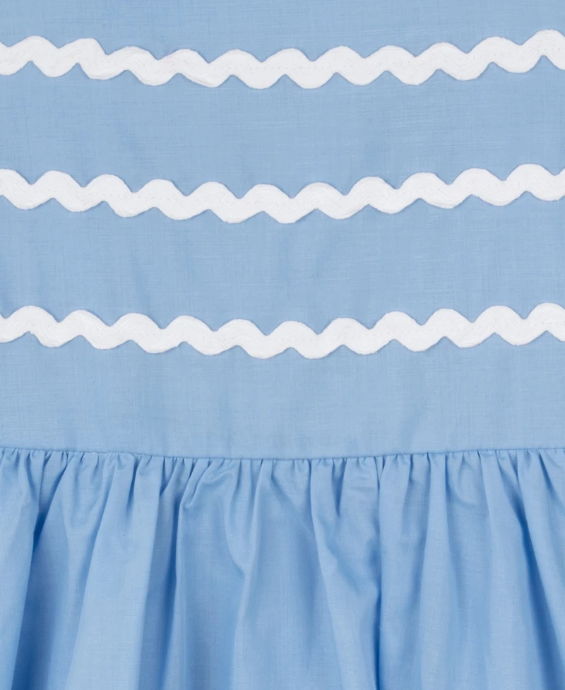 Rare Editions Big Girls Ric-Rac Dress