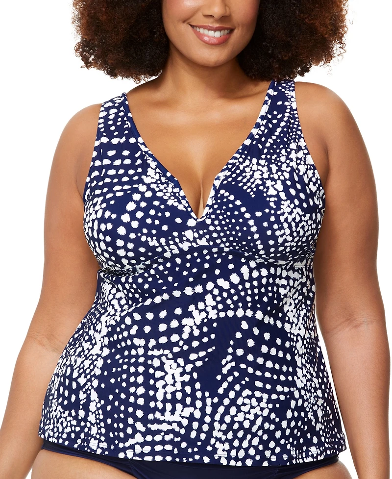 Raisins Curve Trendy Plus Tanzania Tankini Top