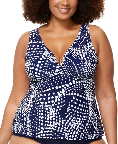 Raisins Curve Trendy Plus Tanzania Tankini Top