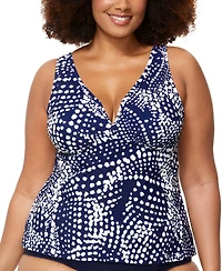 Raisins Curve Trendy Plus Tanzania Tankini Top
