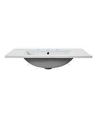 Streamdale Freestanding Bathroom Vanity Set 36" Vanity with Ceramic Sink, Soft-Close Doors and Drawers, Black