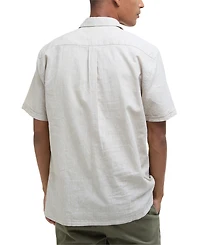 Barbour Men's Nelson Linen Short Sleeve Summer Shirt