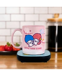 Uncanny Brands Hello Kitty and Friends Little Twin Stars Mug Warmer with Mug – Keeps Your Favorite Beverage Warm - Auto Shut On/Off