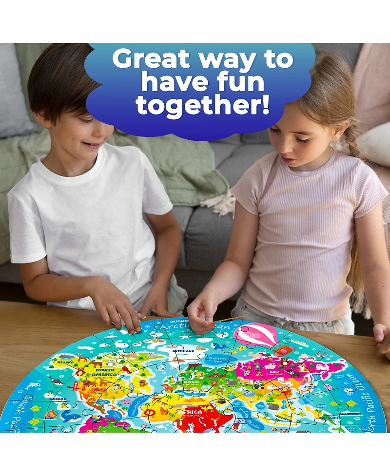 Quokka Floor Puzzles for Kids - Large Giant Educational Toddler Puzzles Ages 2-4