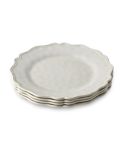 Certified International Isabella Crackle Melamine 4-Pc. Dinner Plates, Service For 4