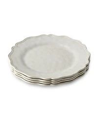 Certified International Isabella Crackle Melamine 4-Pc. Dinner Plates, Service For 4