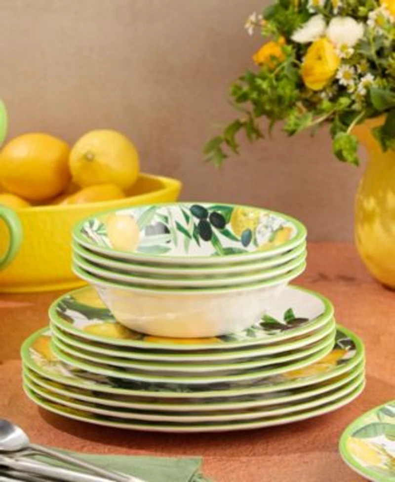 Certified International Limone Melamine Dinnerware Collection