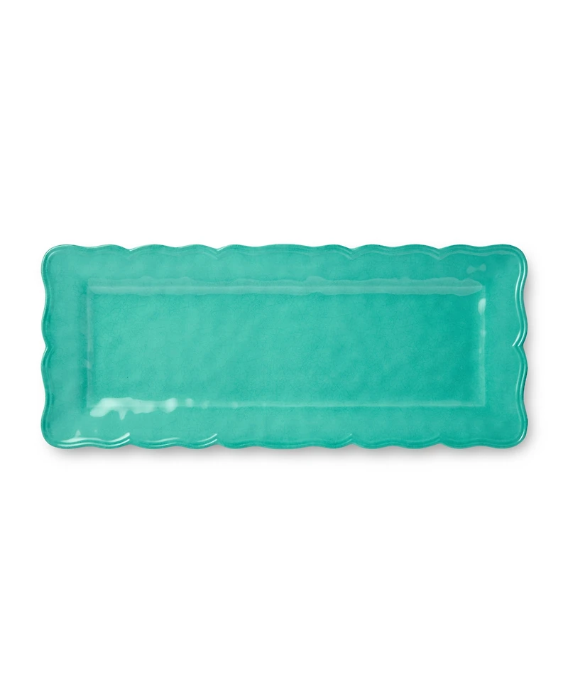 Certified International Isabella Crackle Melamine Platters, Set of 2