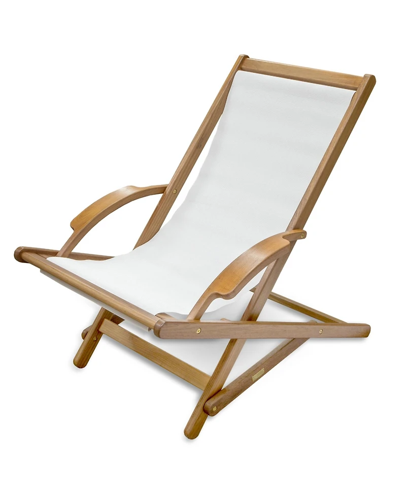 Solid Wood Deck Chair – Indoor/Outdoor Seating for Patio, Deck, and Garden
