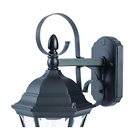 Wall Mounted Swing Arm Hanging Lantern Sconce for Home and Porch Decor