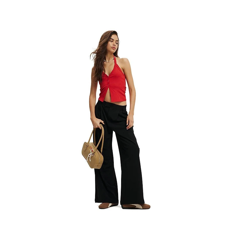 Cotton On Women's Izzy Pleated Suiting Pant