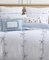 Peri Home Sasha Bows 2-Pc. Duvet Cover Set, Twin