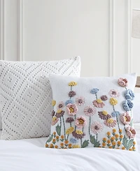 Peri Home 3D Petals Decorative Pillow, 18" x 18"