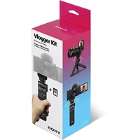 Sony Sony Zv-E10 Mirrorless Camera, Vlogger Accessory Kit, bundled with Sony ACCVC1 Vlogger Accessory Kit, Shooting Grip / Tripod, and Bluetooth wirel