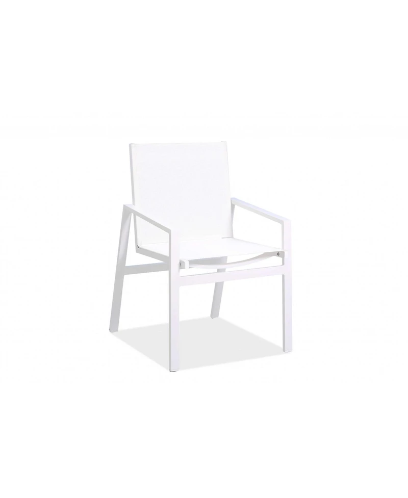Set of Two Metal Dining Chairs – Modern Seating for Patio & Dining Room