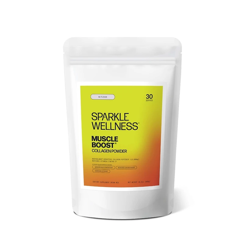 Muscle Boost [30-Serves] | Collagen Supplement Powder with Hydrolyzed Bodybalance Peptides & Buffered Vitamin C Improves Body Composition