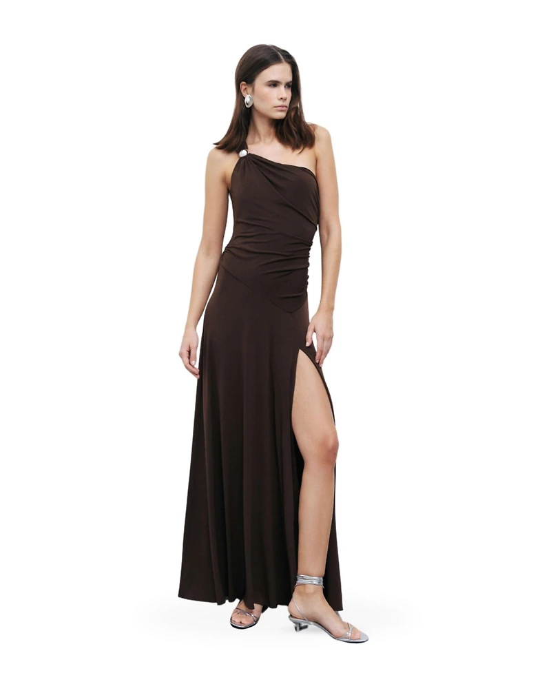 Nocturne Women's One Shoulder Maxi Dress