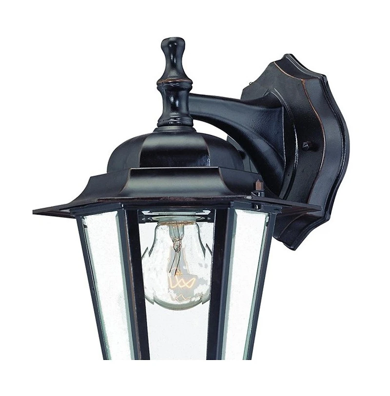 Glass Hanging Lantern Wall Light for Entryway Patio or Hallway
