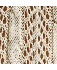 Cupshe Women's Cozy Cable Knit Beige Cover-Up Mini Beach Dress