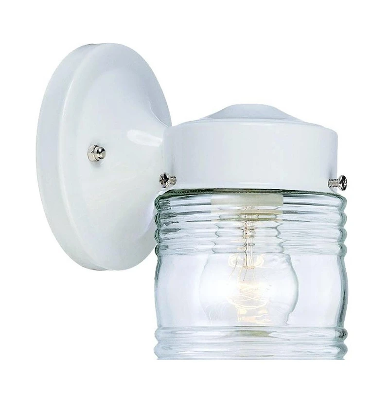 Standard Jelly Jar Outdoor Wall Light for Porch and Entryway