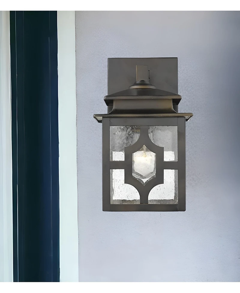 Outdoor Lantern Wall Light Fixture for Porch and Entryway Lighting