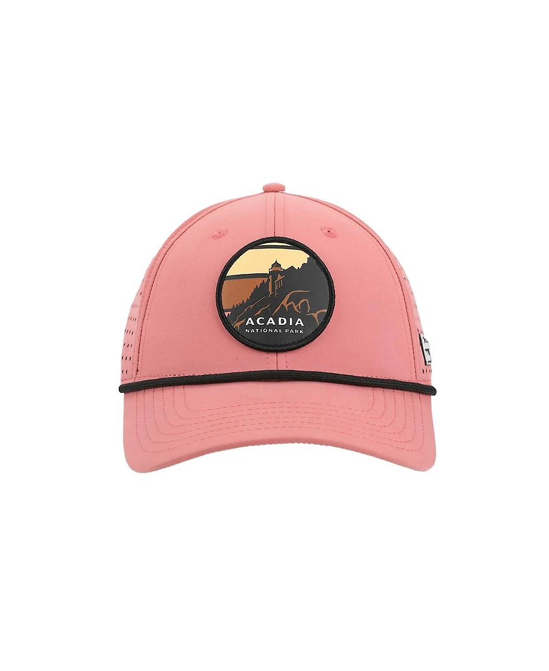 Generic Men's Acadia National Park Pink 6-Panel Unstructured Hat