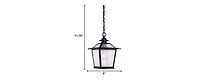 Hanging Terrarium Light – Modern Pendant for Living Room & Garden