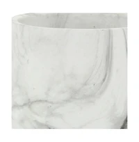 Ceramic Round Planter with Marbleized Finish – Versatile Pot for Home & Garden