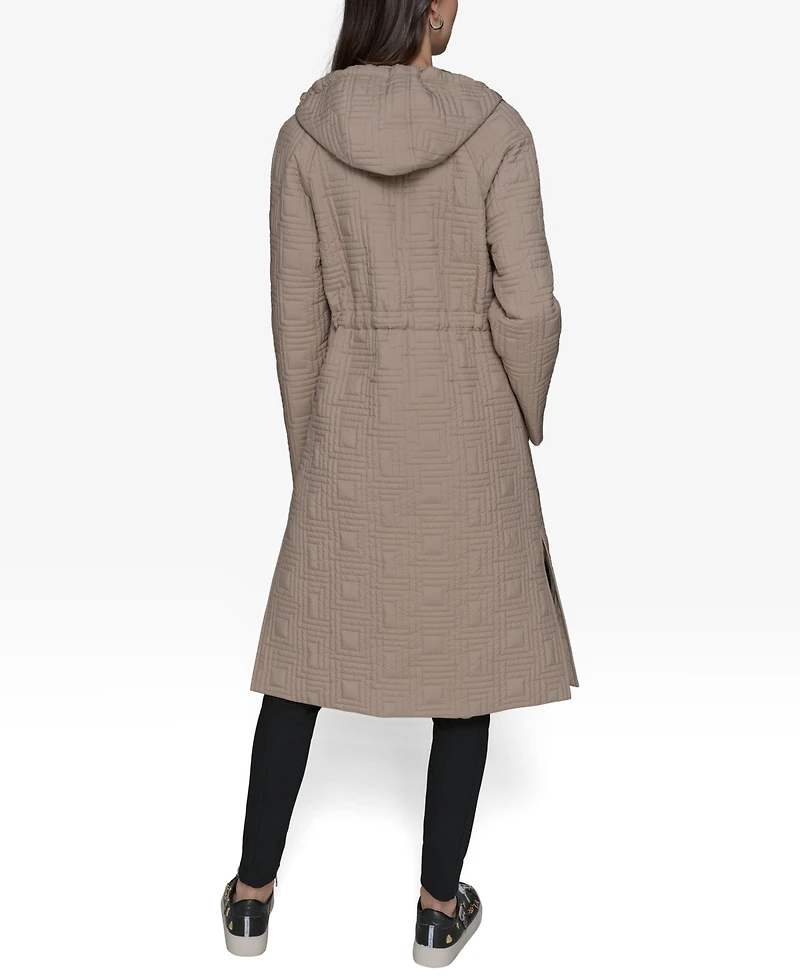 Karl Lagerfeld Paris Women's Quilted Anorak