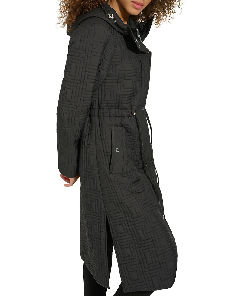 Karl Lagerfeld Paris Women's Quilted Anorak
