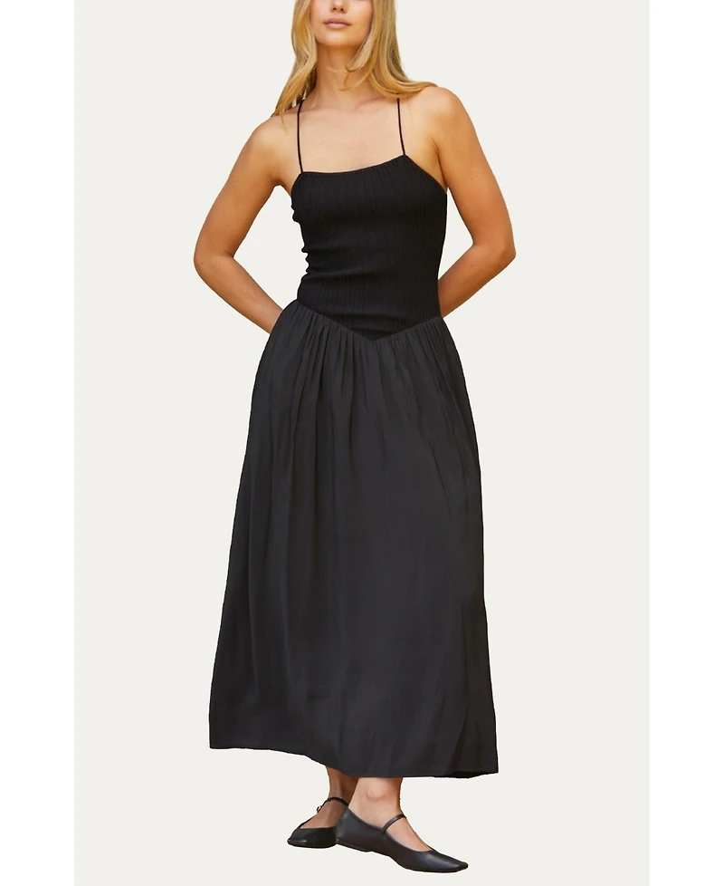 Crescent Women's Isabella Mix Media Maxi Dress