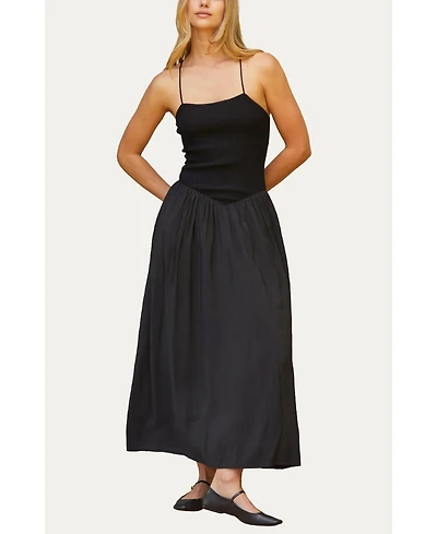 Crescent Women's Isabella Mix Media Maxi Dress