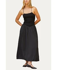 Crescent Women's Isabella Mix Media Maxi Dress