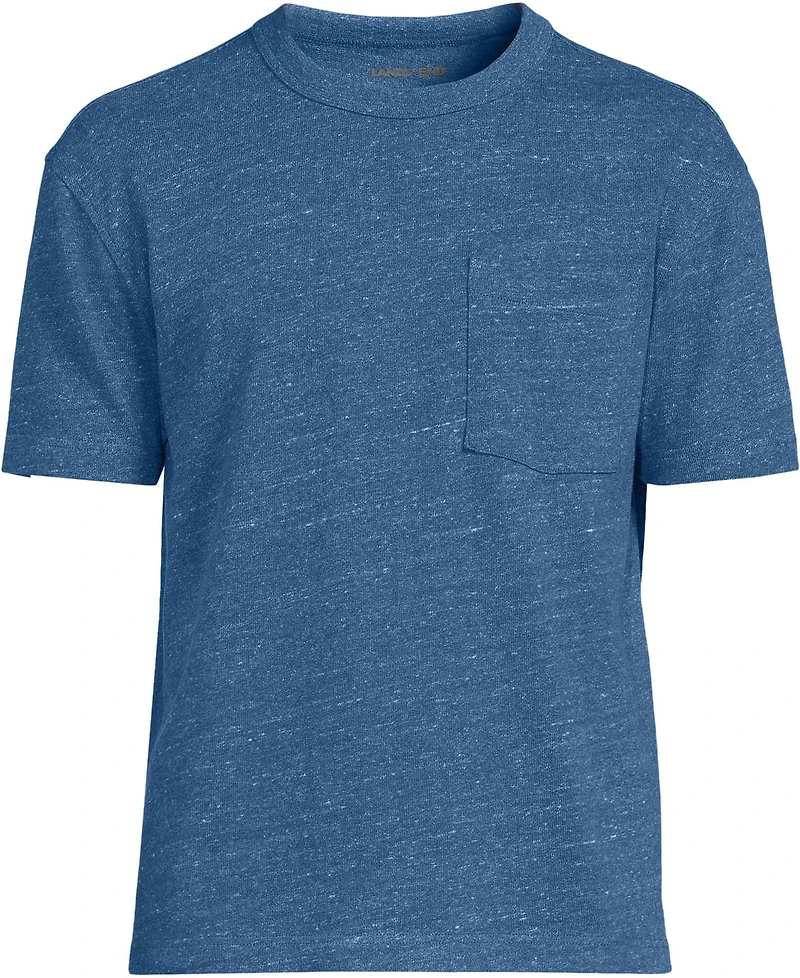 Lands' End Men's Short Sleeve Relaxed Heavy Weight Tee