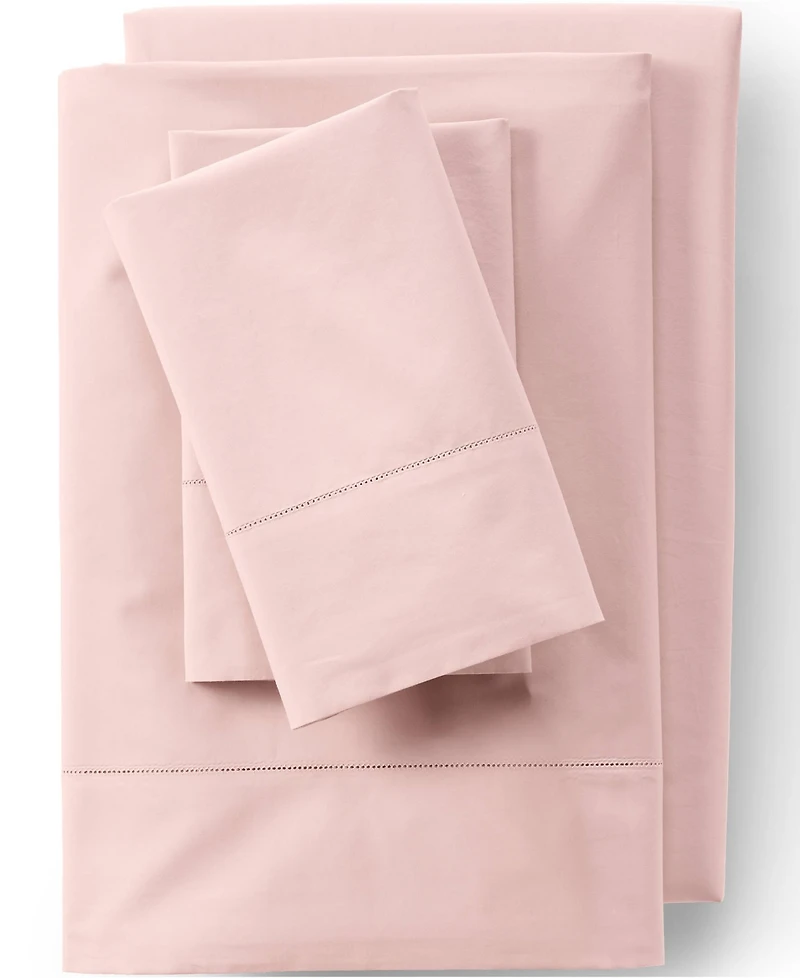 Lands' End 300 Thread Count Cotton Percale Pillowcases