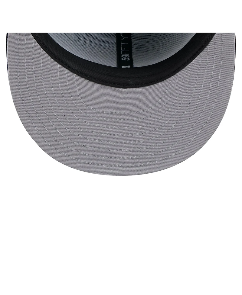 New Era Men's Black/Teal San Jose Sharks Vintage Color Dip 59FIFTY Fitted Hat