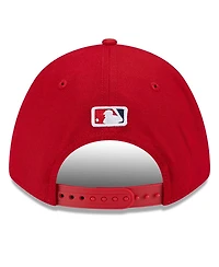 New Era Men's Red Los Angeles Angels Player Replica 9FORTY Adjustable Hat