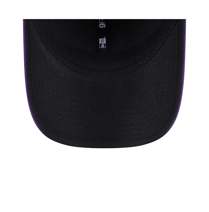 New Era Men's Black/Purple Colorado Rockies Player Replica 9FORTY Adjustable Hat