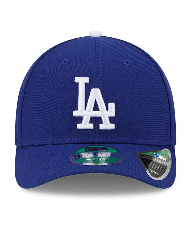 New Era Men's Royal Los Angeles Dodgers Player Replica 9FORTY Adjustable Hat