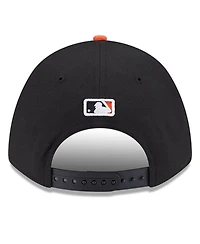 New Era Men's Black/Orange San Francisco Giants Player Replica 9FORTY Adjustable Hat