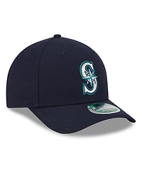 New Era Men's Navy Seattle Mariners Player Replica 9FORTY Adjustable Hat
