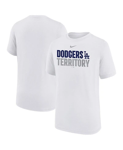 Nike Big Boys and Girls White Los Angeles Dodgers Local Legend T-Shirt