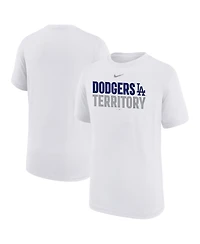 Nike Big Boys and Girls White Los Angeles Dodgers Local Legend T-Shirt