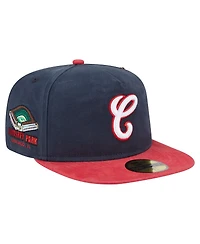 New Era Men's Navy Chicago White Sox Championship Side Flag A-Frame 59FIFTY Fitted Hat